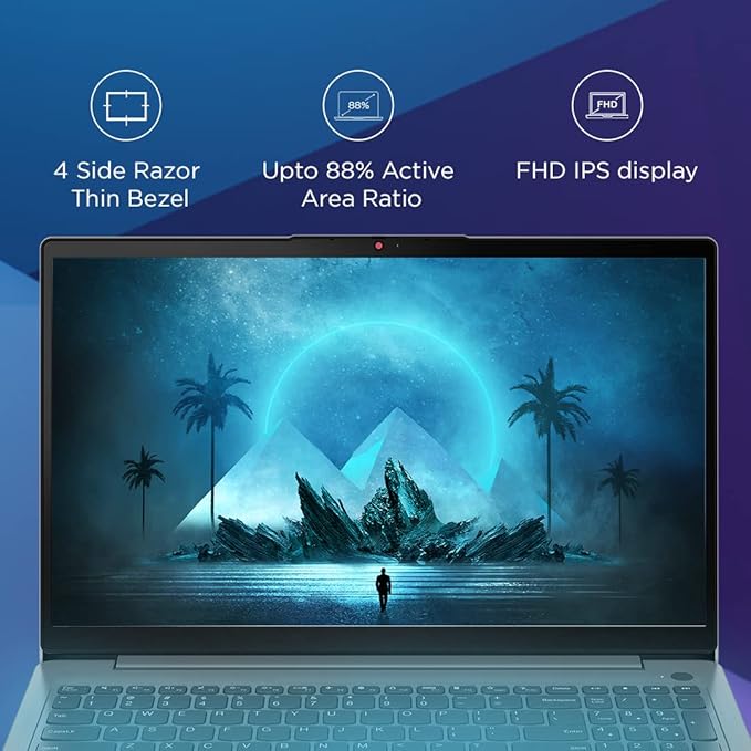 Lenovo Ideapad Slim 3 features Intel Core i3-1215U, 8GB LPDDR5, 512GB SSD, Windows 11, 15.6-inch display, 1-year warranty