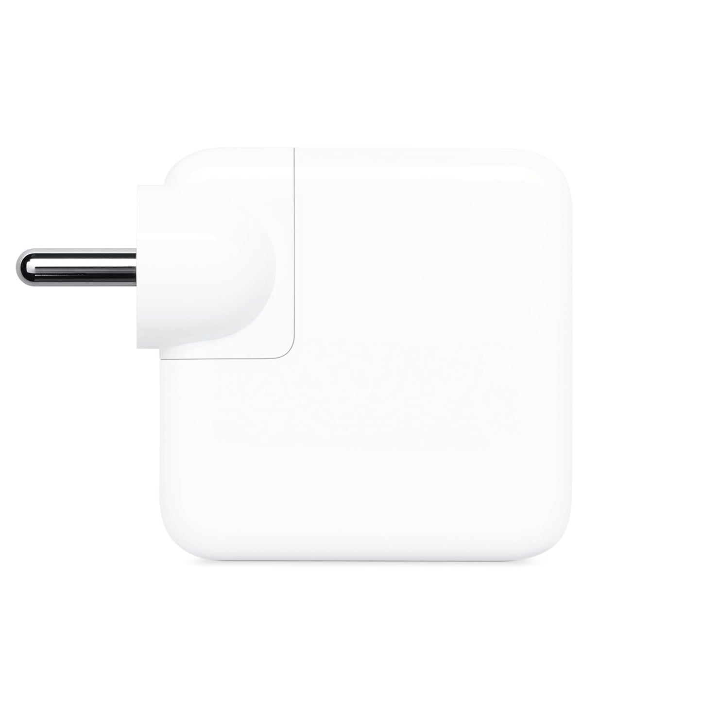 Apple 30W USB-C power adapter in white with compact design for efficient device charging