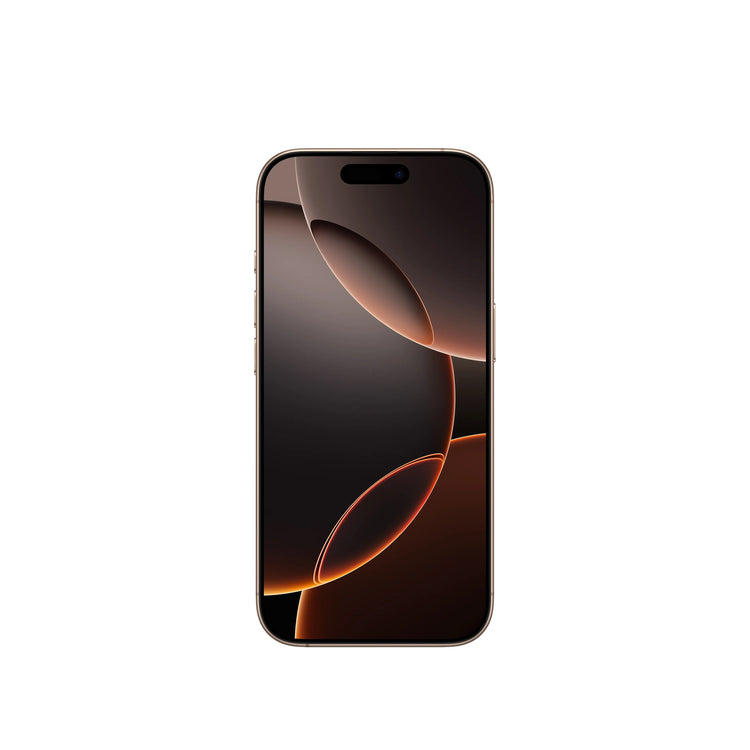 Apple iPhone 16 Pro 128GB with sleek black display and edge-to-edge screen design