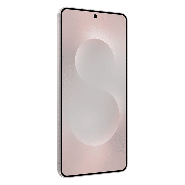 Samsung Galaxy S25 Edge 5G smartphone showing front view with slim bezels and punch hole camera