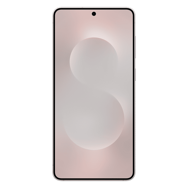 Samsung Galaxy S25 Edge 5G smartphone front view with edge display and centered front camera