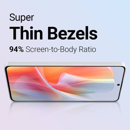 Redmi Note 13 Pro 5G smartphone with super thin bezels and 94 percent screen to body ratio