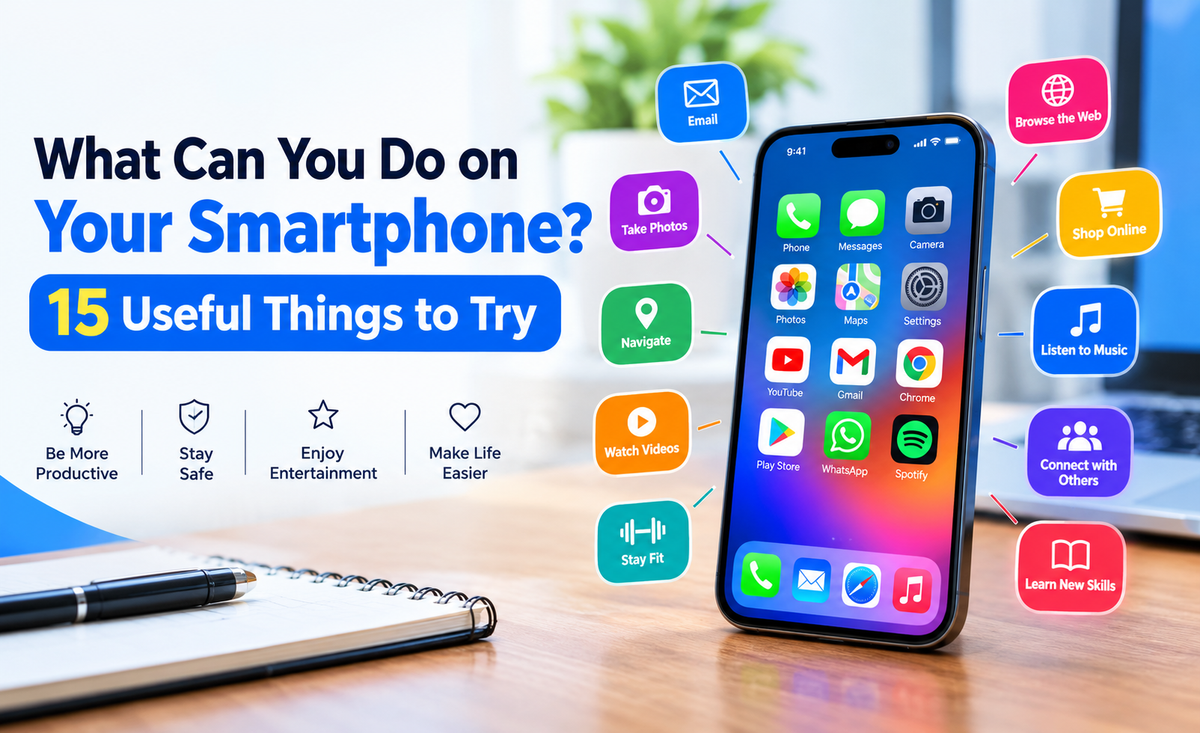 What Can You Do on Your Smartphone? 15 Useful Things to Try