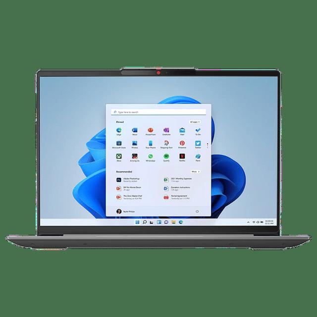 LAPTOP collection banner with minimalist white square orange corner accents and pink border background