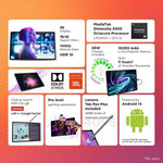 Lenovo Idea Tab with Pen 5G + Wi-Fi (ZADX0099IN) 11-inch 2.5K Display | 8GB RAM | 256GB Storage | MediaTek Dimensity 6300 | Android 15