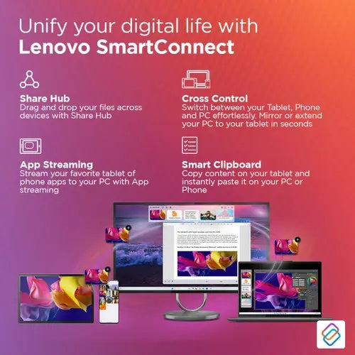 Lenovo Idea Tab with Pen 5G + Wi-Fi, 11-inch 2.5K 500-nit display, 8GB RAM, 256GB ROM, MediaTek Dimensity 6300, Android 15