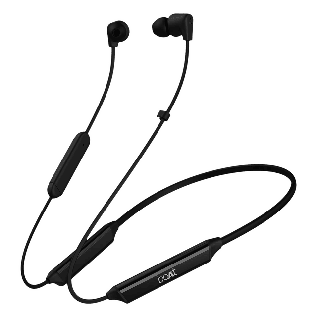 boAt Rockerz Trinity Neckband (Bluetooth 5.2, Cosmic Black