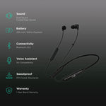 boAt Rockerz Trinity Neckband (Bluetooth 5.2, Cosmic Black