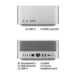 Apple Mac Studio M5 Max Chip 36GB RAM 512GB Storage (MHL64HN/A) - Silver