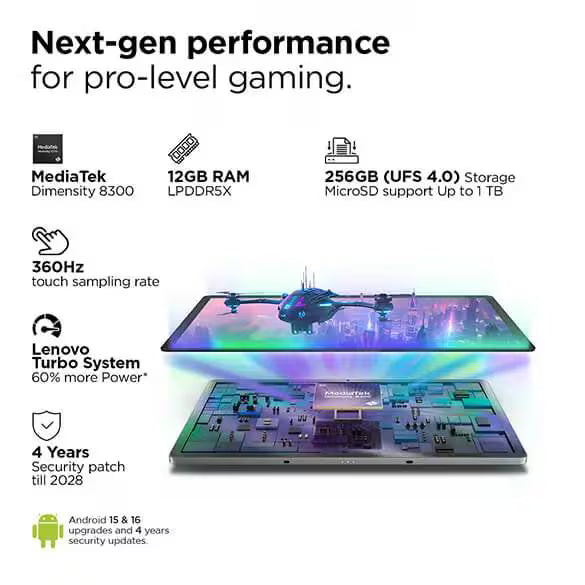 Lenovo Tab Pro with Pen Plus (ZAE40195IN) | 12GB RAM, 256GB Storage