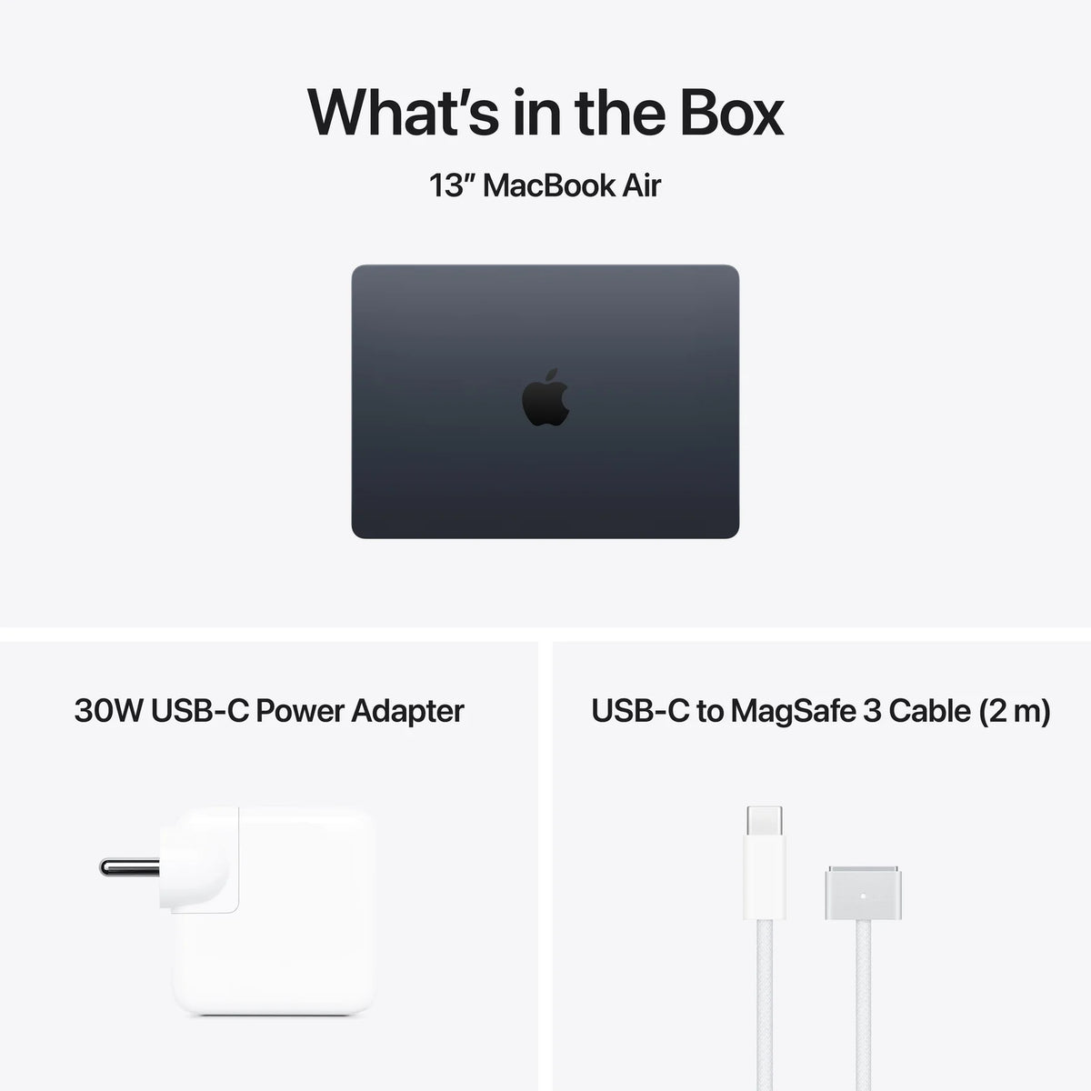 Apple MacBook Air 13 Inch M5 Chip 16GB RAM 1TB SSD (MDHF4HN/A) - Midnight