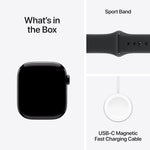 Apple Watch Series 11 GPS 42mm Aluminium Case with Jet Black Sport Band (S/M)