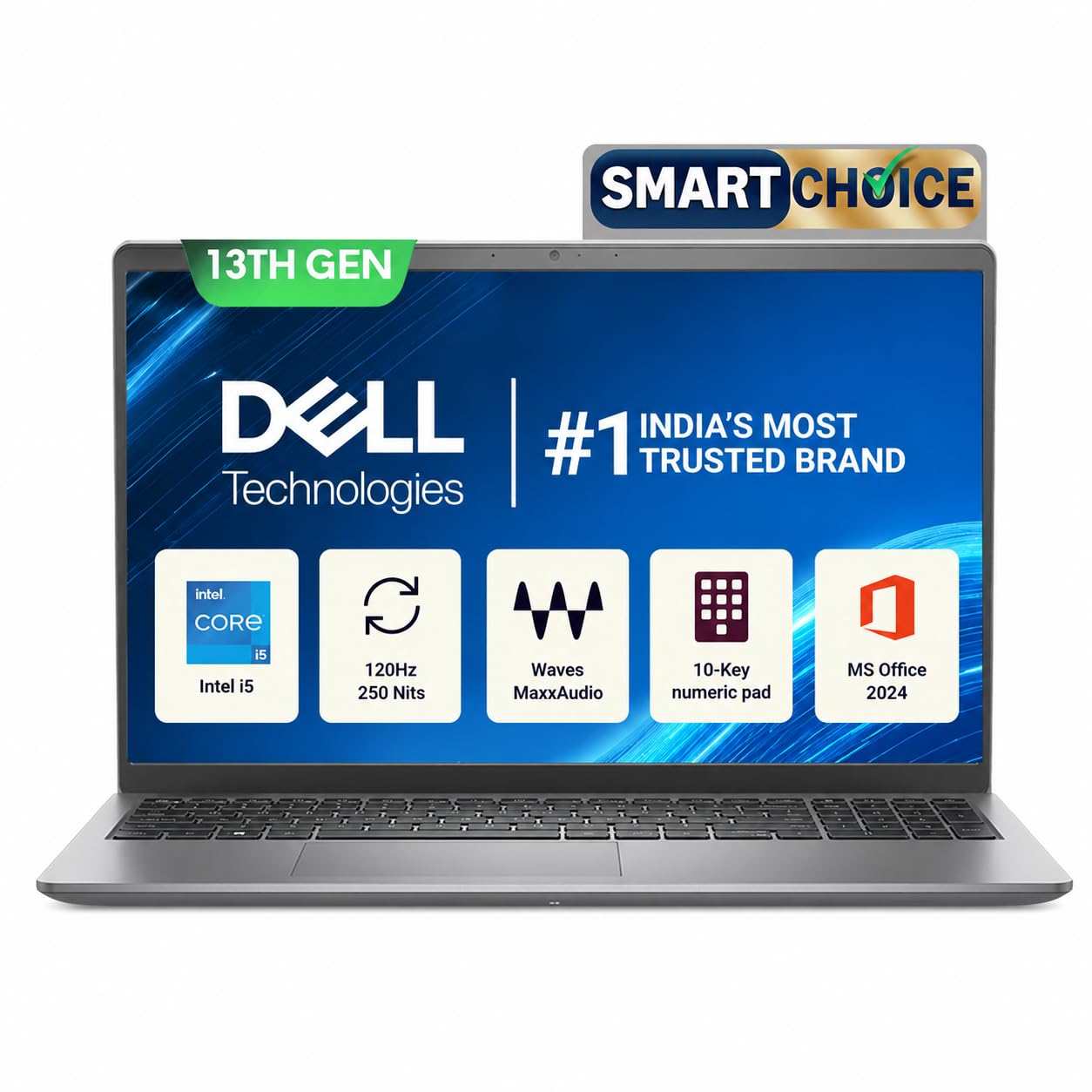 Dell 15 Intel 13th Gen Core i5-1334U Laptop - 16GB RAM 1TB SSD