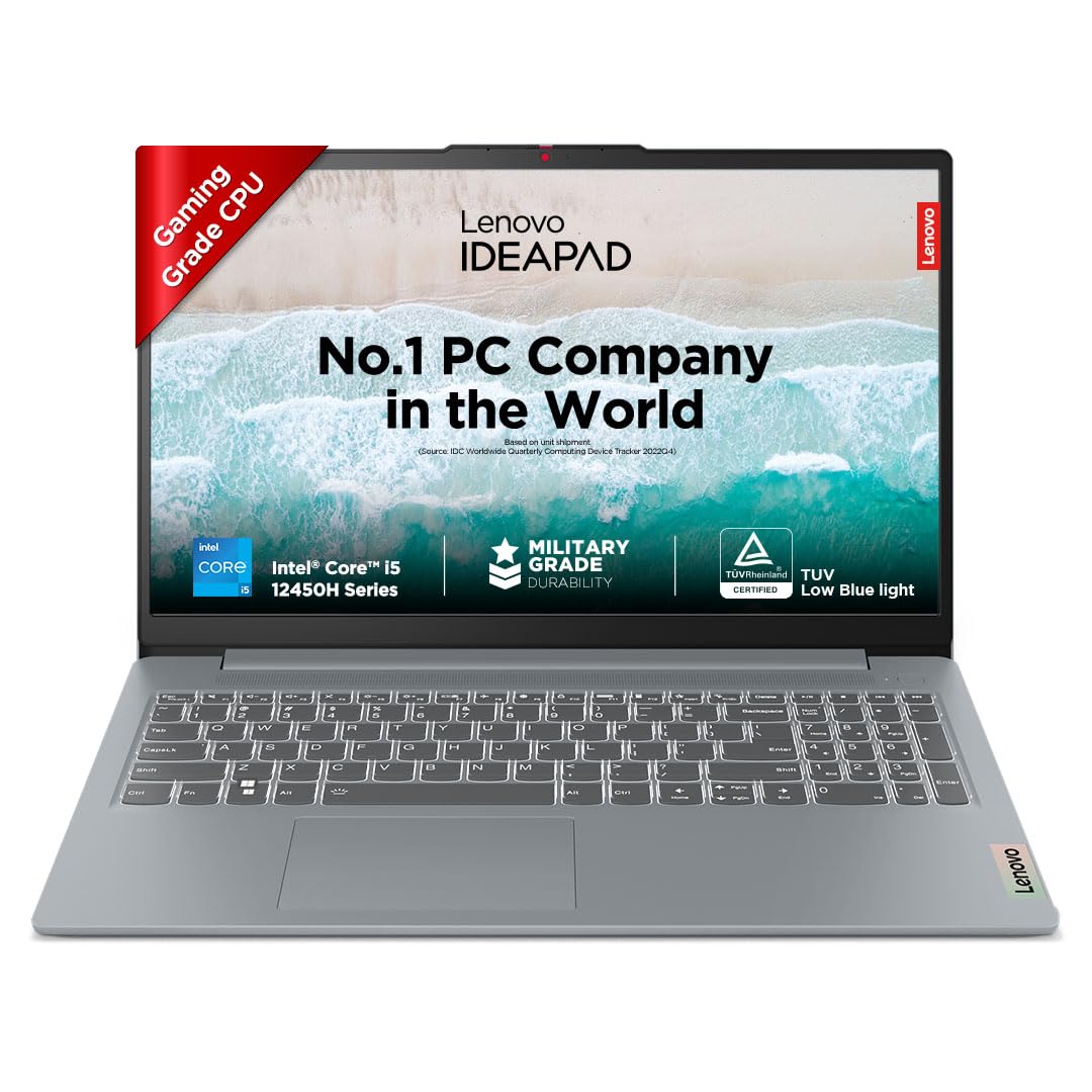 Lenovo IdeaPad Slim 3 Intel Core i5-12450H 12th Gen, 16GB RAM, 512GB SSD