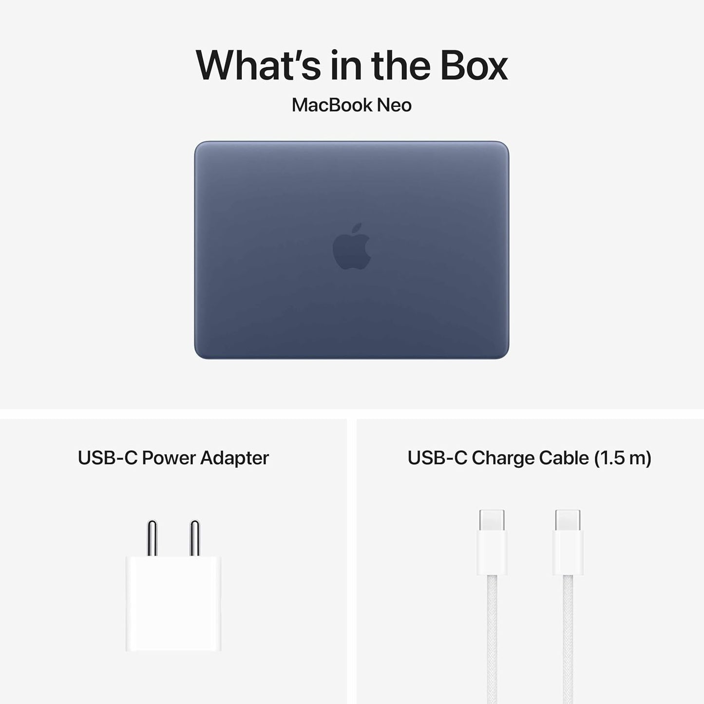 13-inch MacBook Neo (MHFF4HN/A) – Apple A18 Pro, 6-Core CPU, 5-Core GPU, 8GB RAM, 256GB SSD | Indigo