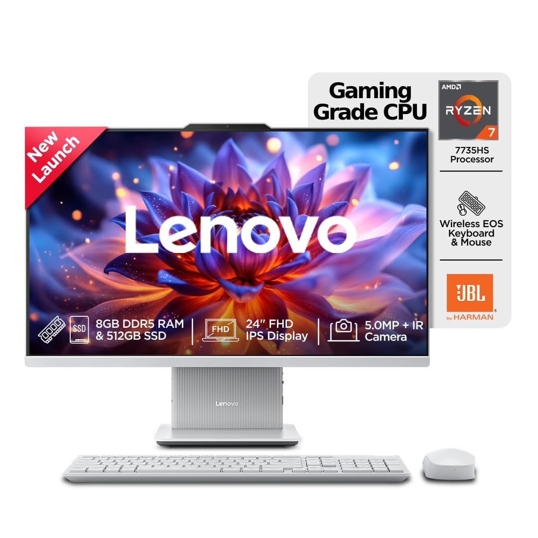AMD Ryzen 7 7735HS (F0HR008YIN) 16GB 512GB 23.8" FHD Desktop PC