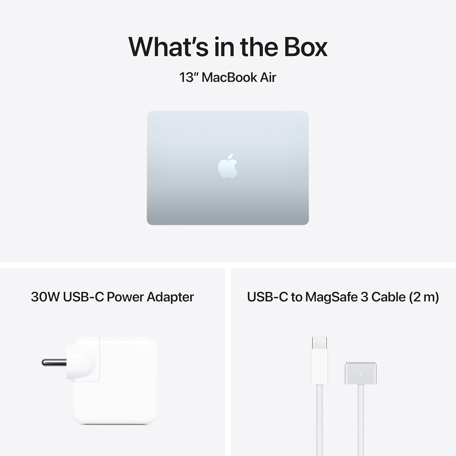 Apple MacBook Air 13-inch M5 Chip 16GB RAM 512GB SSD MDHH4HN/A - Sky Blue