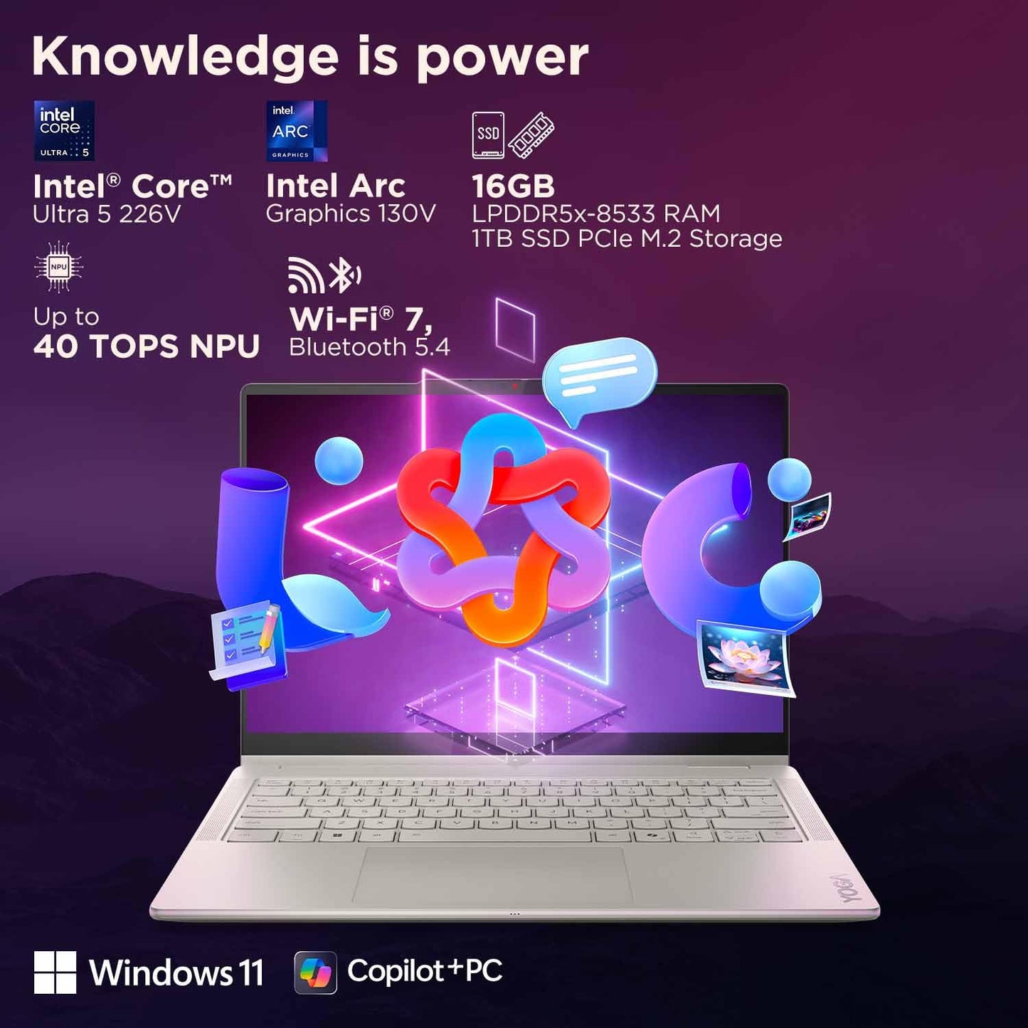 Lenovo Yoga 7i Ultra (83JQ000XIN) | 14" OLED | 16GB RAM | 1TB SSD