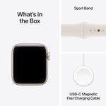 Apple Watch SE 3 GPS 40mm Aluminium Case Starlight Sport Band (S/M)