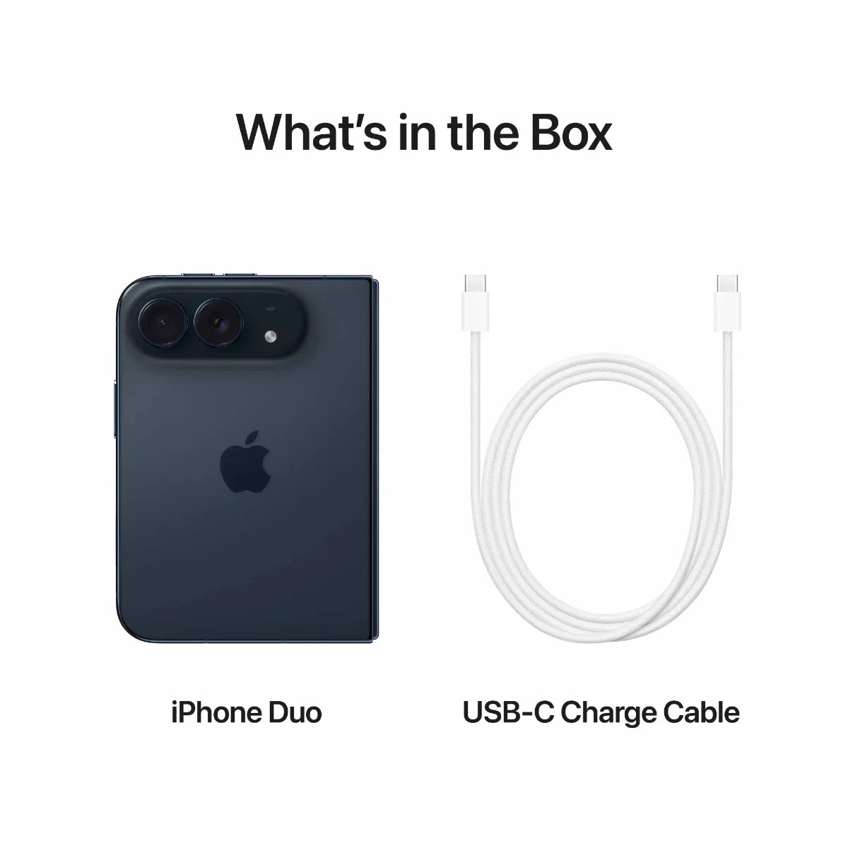 Apple iPhone Duo 1TB Storage (MK2J4HN/A) - Night Sky