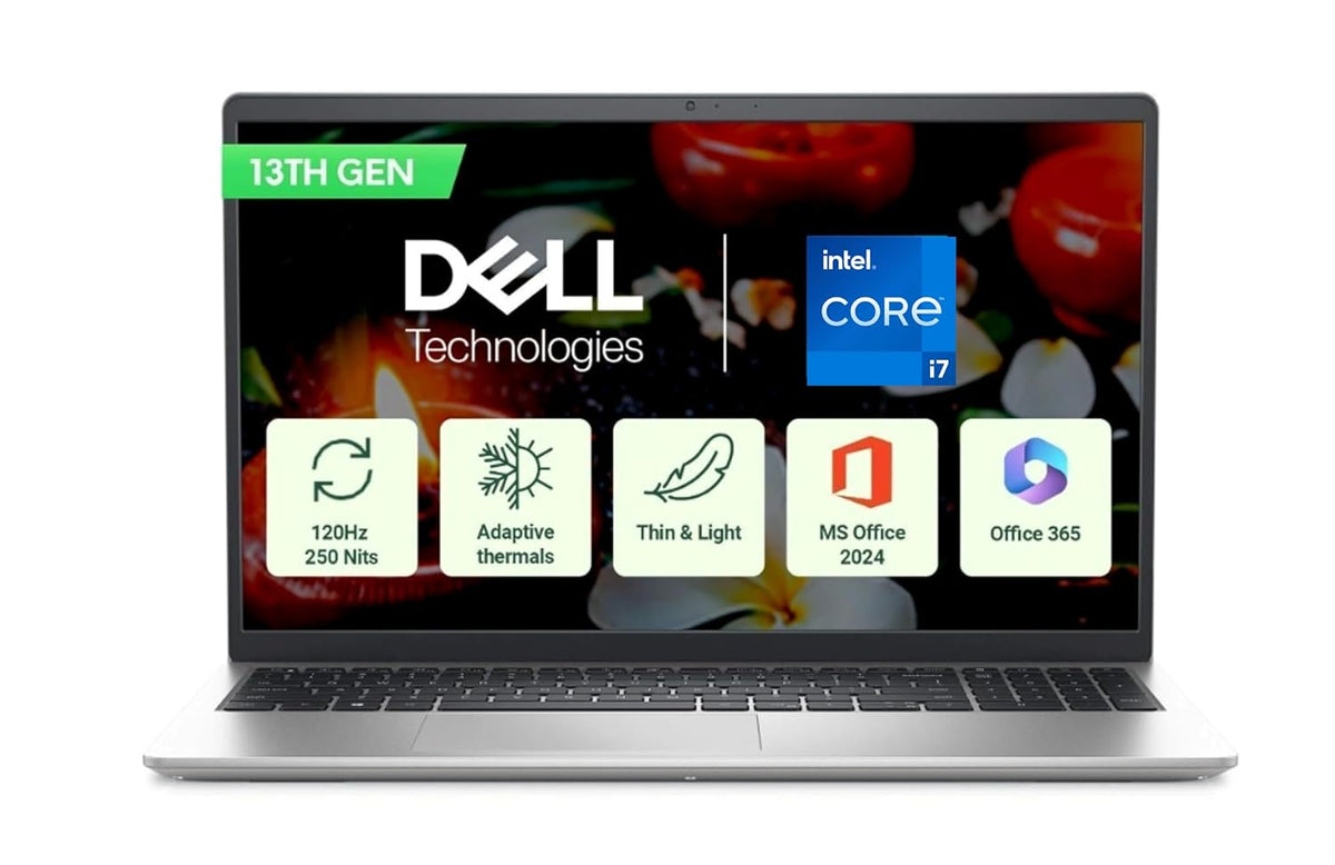 Dell 15 Intel Core i7 13th Gen 1355U Laptop - 16GB RAM 512GB SSD