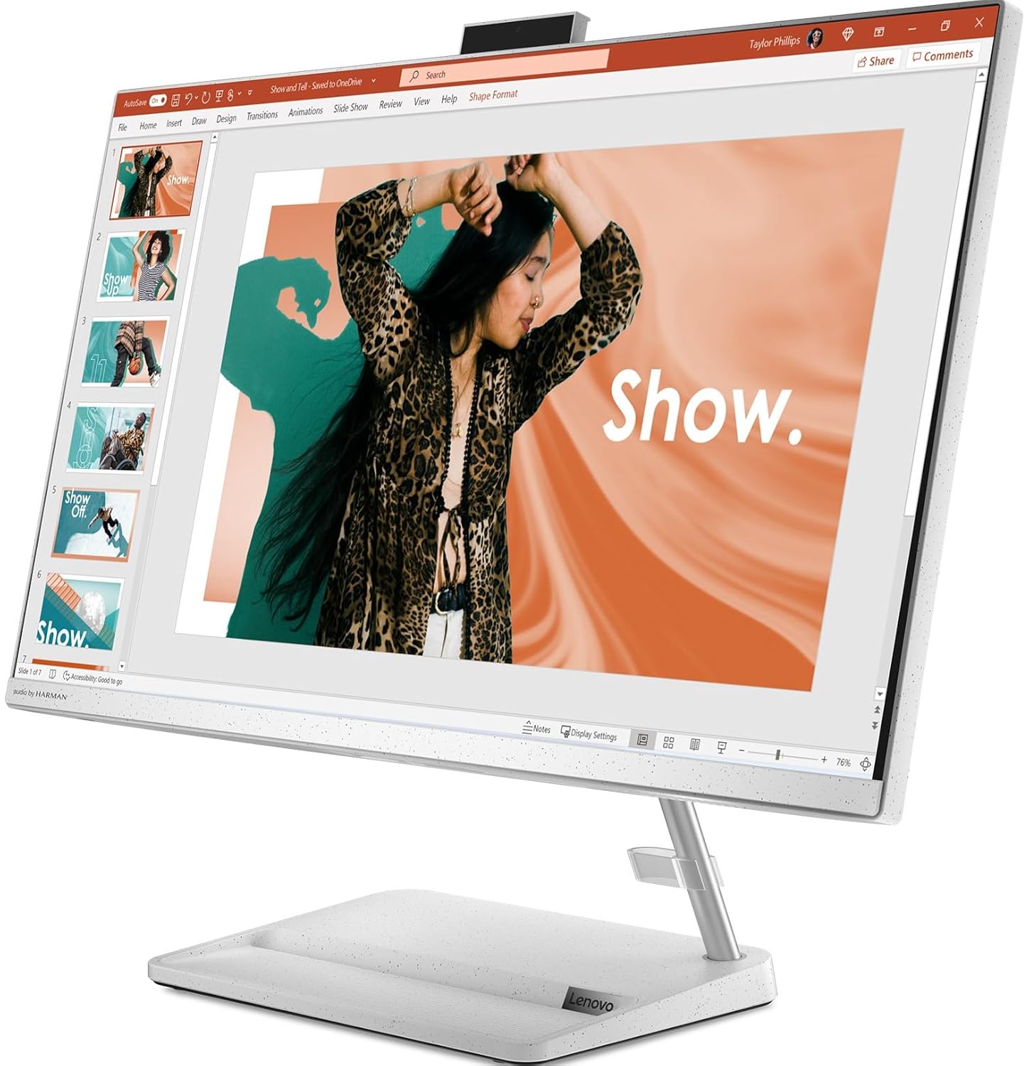 Lenovo AIO 3 (FOHM003CIN) – Intel Core i5-13420H | 16GB DDR5 | 1TB SSD | 27” FHD 100Hz Display | Windows 11 | MS Office 2021