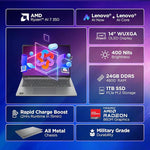Lenovo IdeaPad Slim 5 Ryzen 7 AI (83HX001NIN) | 14" FHD+ | 24GB RAM | 1TB SSD