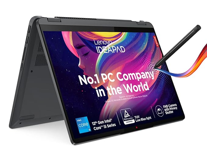 Lenovo FLEX 5i – i5-13th Gen 1225U, 16GB RAM, 512GB SSD, 14" Touch 2-in-1, (82Y004SIN) Windows 11, MS Office 2021H&S