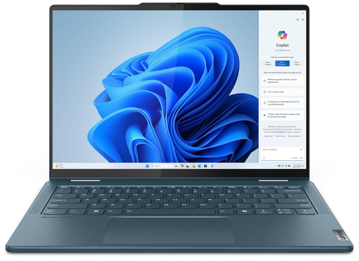 Lenovo YOGA 7i Ultra 7 (83CV00D3IN) | 14" FHD+ | 32GB RAM | 1TB SSD | Win 11