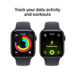 Apple Watch SE 3 GPS 44mm Aluminium Case with Midnight Sport Band - S/M