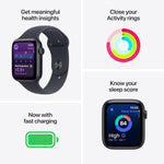 Apple Watch SE 3 GPS 44mm Aluminium Case with Midnight Sport Band - S/M