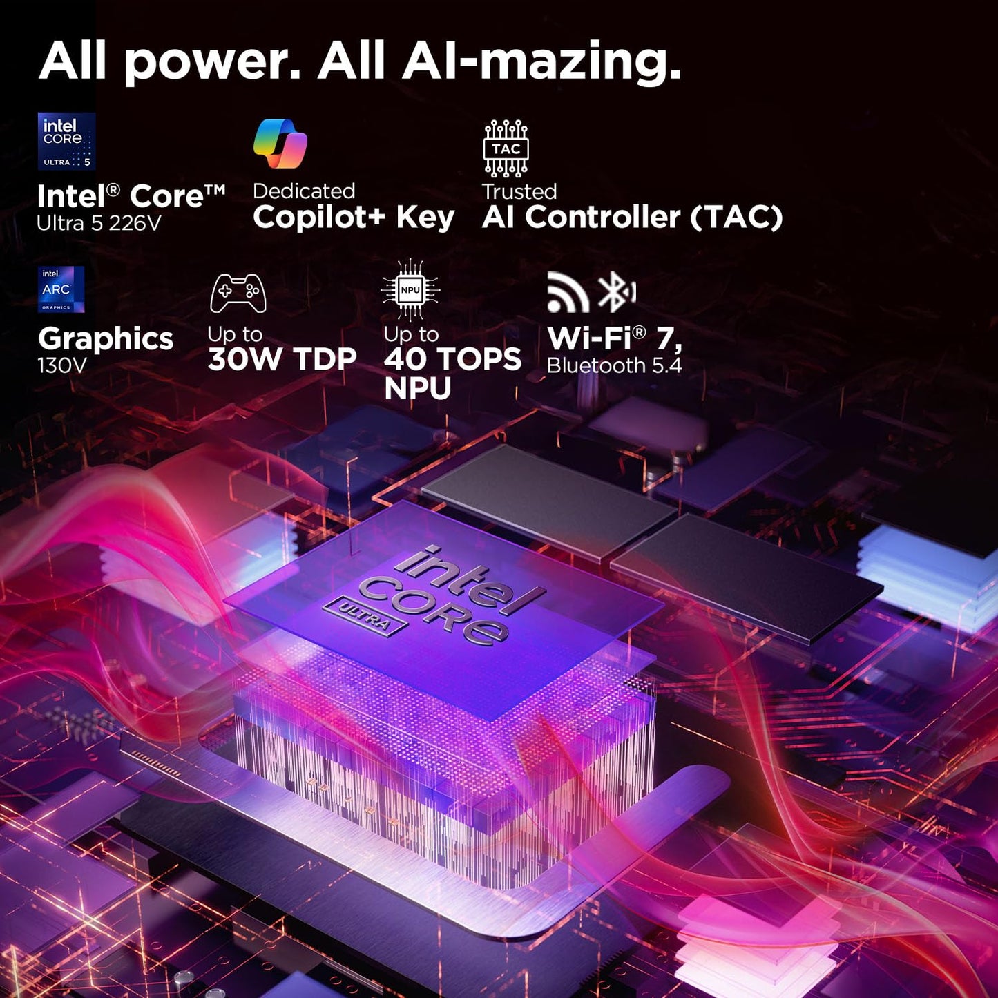 Lenovo Yoga Slim 7 Aura Edition (83JX005FIN) | Ultra 5 226V | 14" OLED | 16GB | 1TB SSD