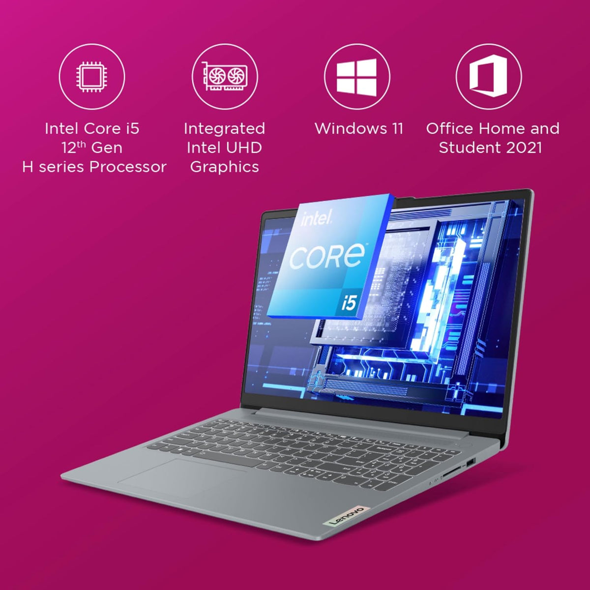Lenovo IdeaPad Slim 3 Intel Core i5-12450H 12th Gen, 16GB RAM, 512GB SSD