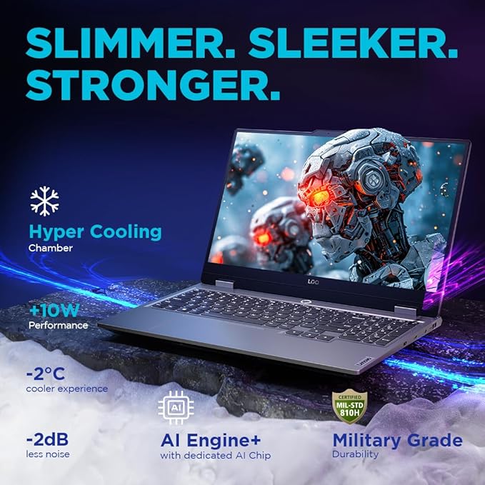 Lenovo LOQ (83JC00EFIN) | Ryzen 5 7235HS | RTX 3050 | 24GB RAM | 512GB SSD
