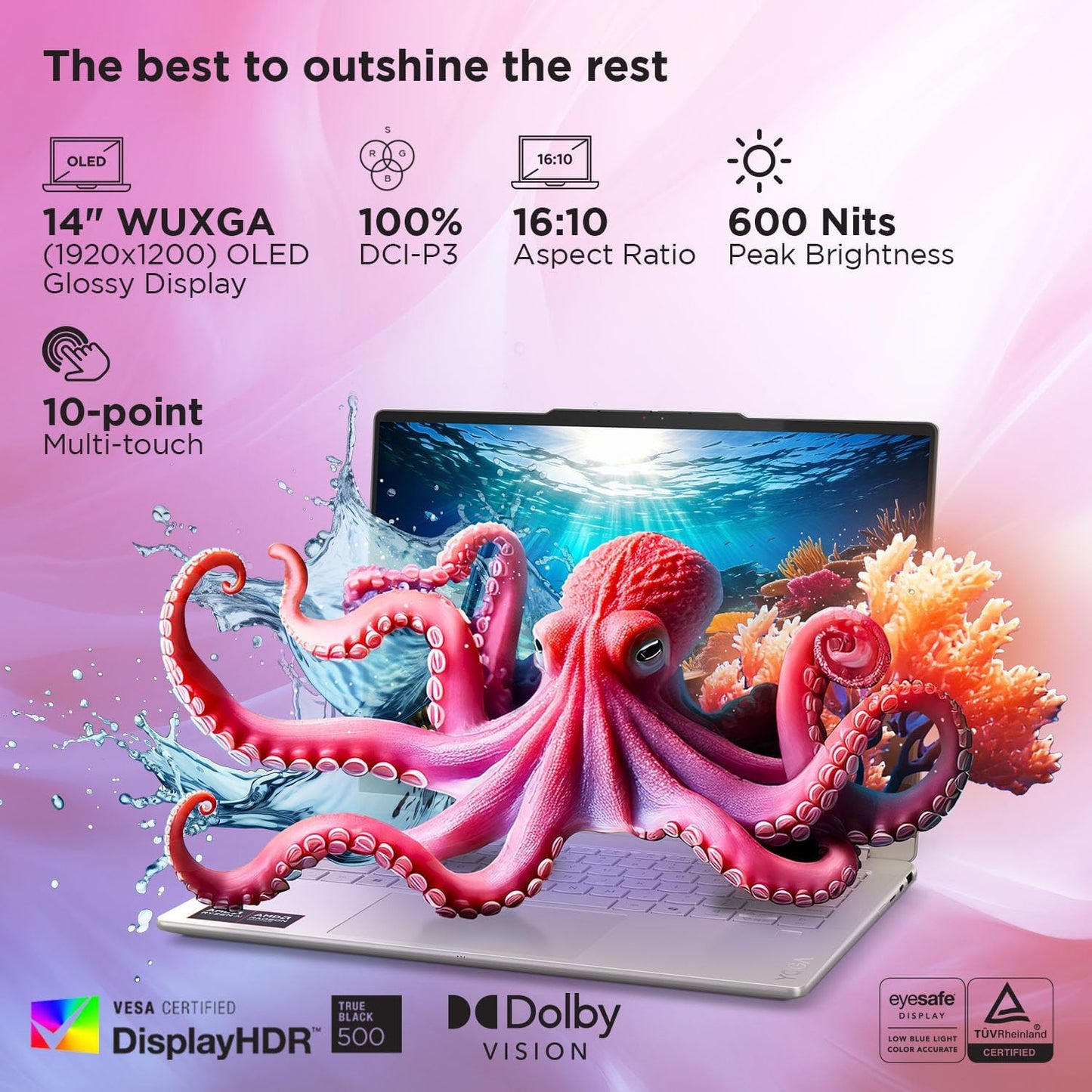 Lenovo Yoga 7i 2-in-1 Ryzen 7 350 AI (83JR001EIN) | 14" OLED | 24GB RAM | 1TB SSD