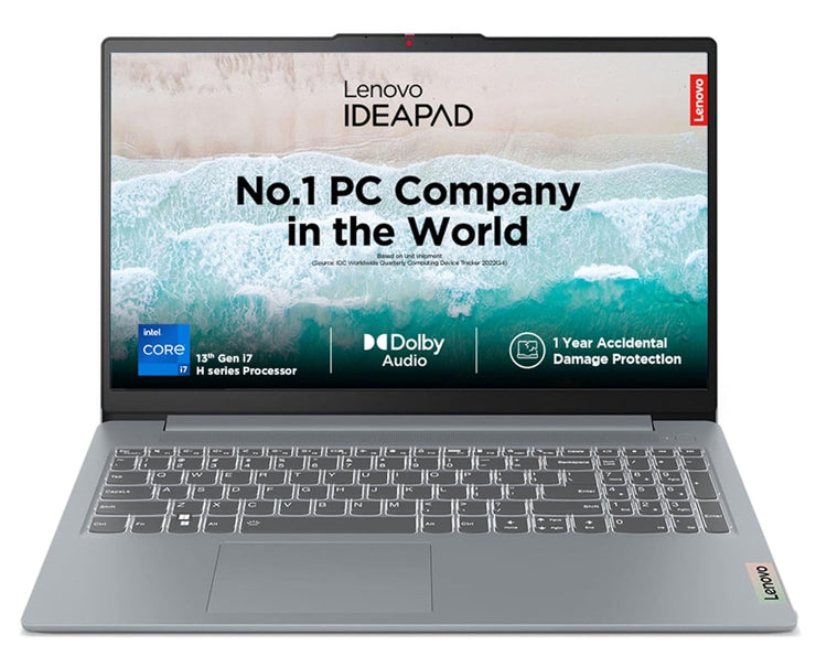 Lenovo IdeaPad Slim 3 | Intel Core i7-13620H | 16GB DDR5 | 512GB SSD |(83EM009YIN) Windows 11 | MS Office 2021 | 15.6" FHD 300 nits | 1 Year Warranty