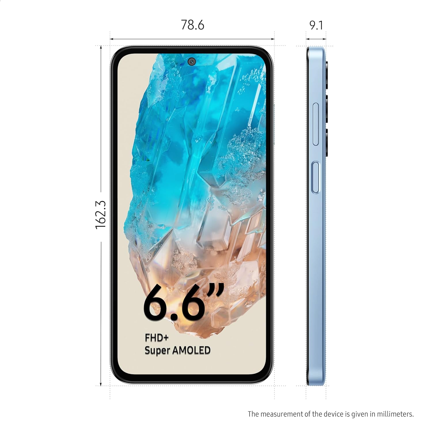 Samsung Galaxy M35 5G | 8GB RAM 128GB Daybreak Blue