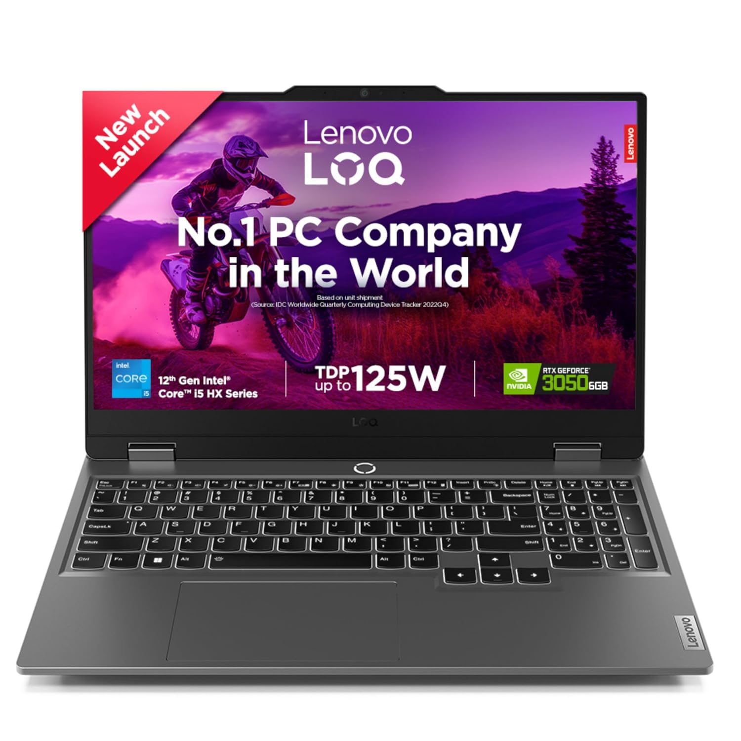 Lenovo LOQ 12th Gen Core i5-12450HX Gaming Laptop - 16GB RAM, 512GB SSD