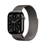 Apple Watch Series 11 GPS + Cellular 46mm Slate Titanium Case with Slate Milanese Loop (M/L)