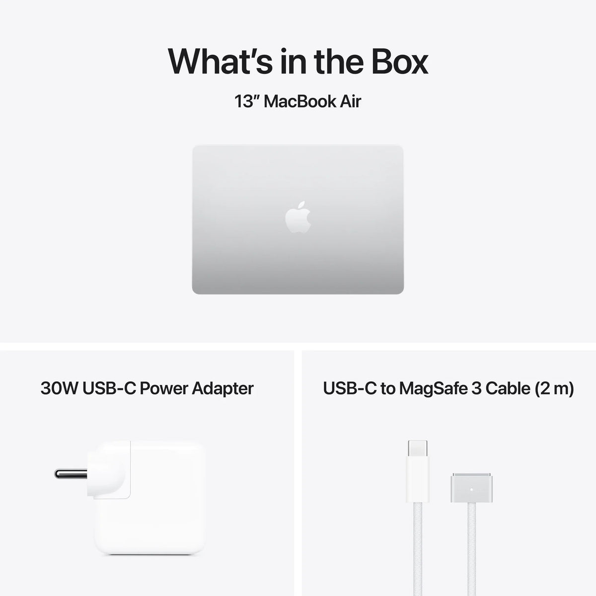 Apple MacBook Air 13 Inch M5 Chip 16GB RAM 1TB SSD (MDH84HN/A) - Silver