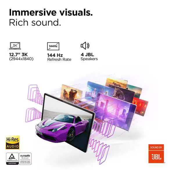 Lenovo Tab Pro with Pen Plus (ZAE40195IN) | 12GB RAM, 256GB Storage