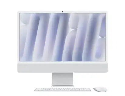 24-inch iMac with Retina 4.5K Display (MWUC3HN/A) – Apple M4 Chip, 16GB RAM, 256GB SSD | Silver