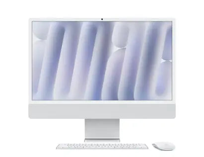 24-inch iMac with Retina 4.5K Display (MCR24HN/A) – Apple M4 Chip, 24GB RAM, 512GB SSD | Silver