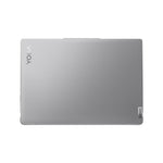 Lenovo Yoga 7i Core Ultra 5 laptop in Silver with a sleek, minimalist design on the top cover