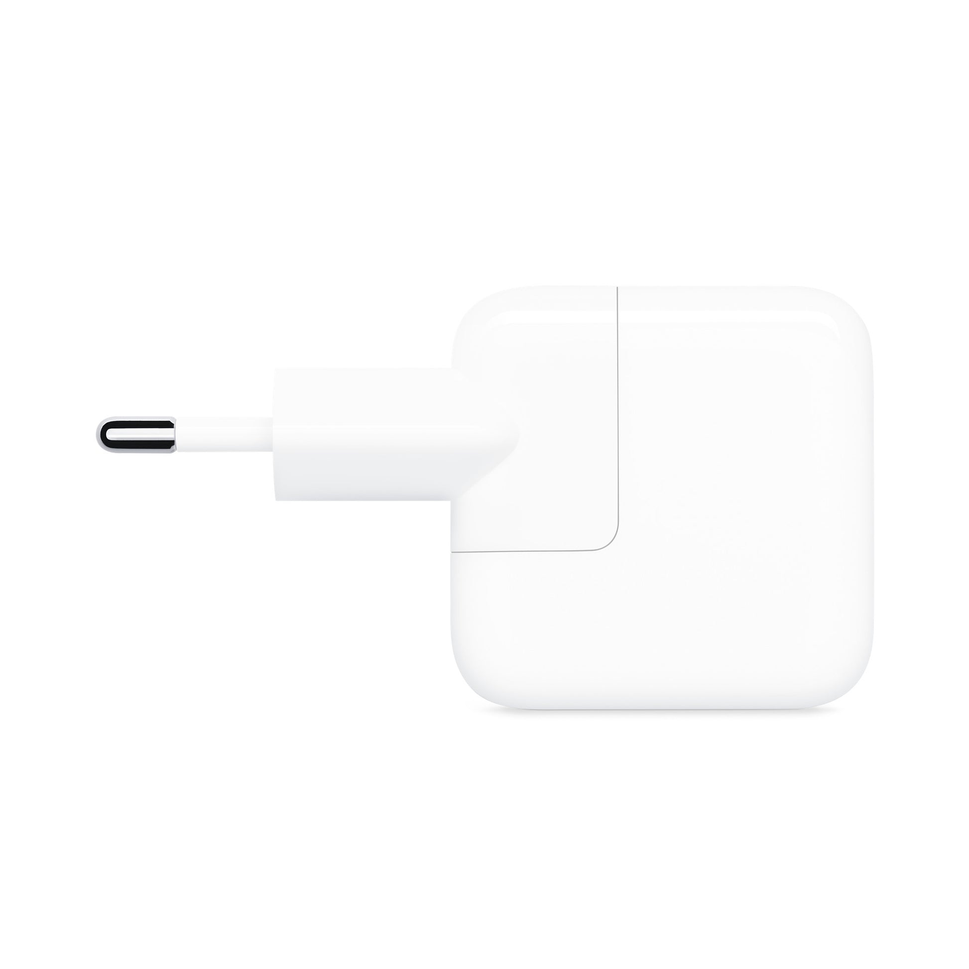 Apple 12W USB Power Adapter in white for fast and efficient device charging