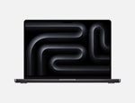 Apple 14-inch MacBook Pro M4 laptop with sleek black display and slim design