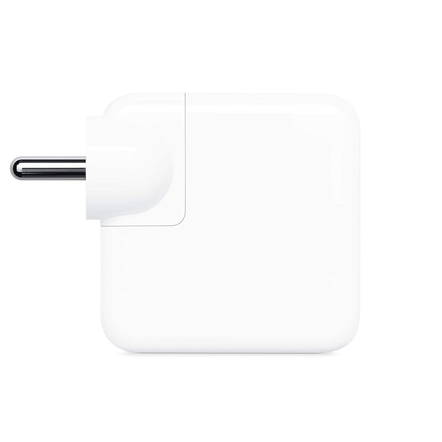 Apple 30W USB-C power adapter in white with compact design for efficient device charging
