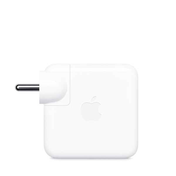 Apple 70W USB-C Charger white adapter with foldable plug for fast device charging