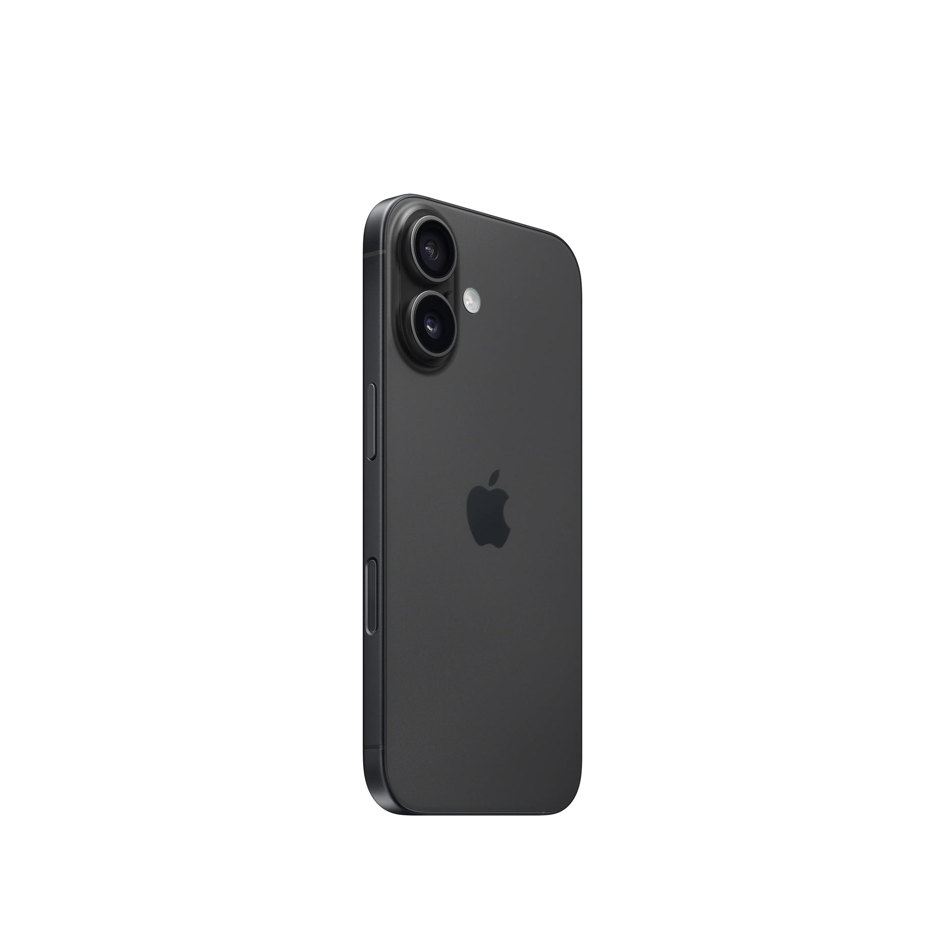 Apple iPhone 16 128GB black showing back side with dual cameras and sleek design