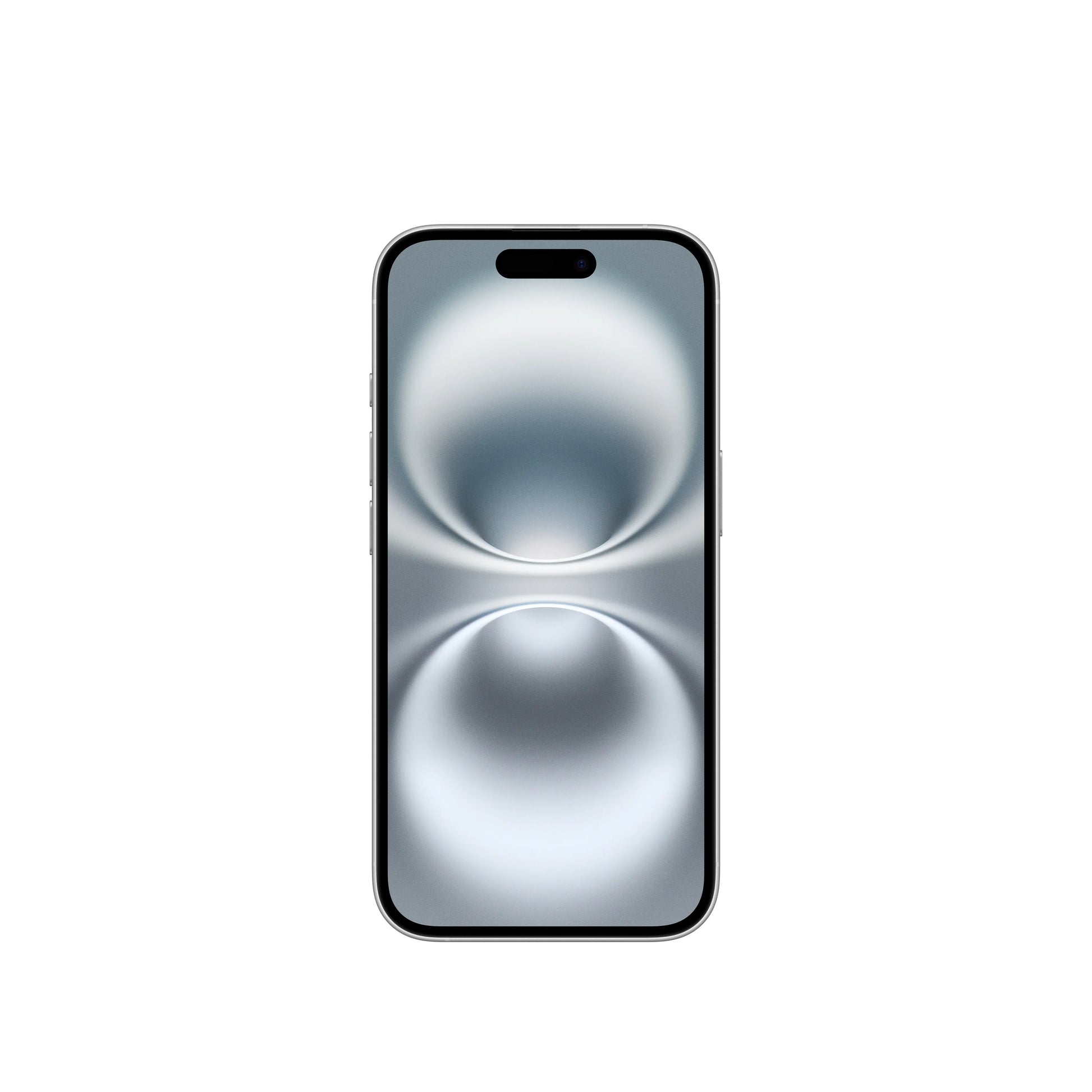 Apple iPhone 16 White 128GB purchase front view with edge-to-edge display and sleek design